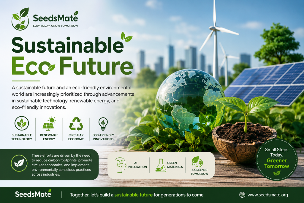 Sustainable Eco Future A sustainable future and an eco-friendly environmental world