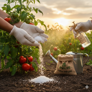 Epsom salt ( magnesium sulphate) ইপসম সল্ট গাছের পাতাকে সবুজ রাখে