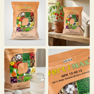 Aries Fertimax NPK 13:40:13 Premium Water Soluble Fertilizer 1Kg packet